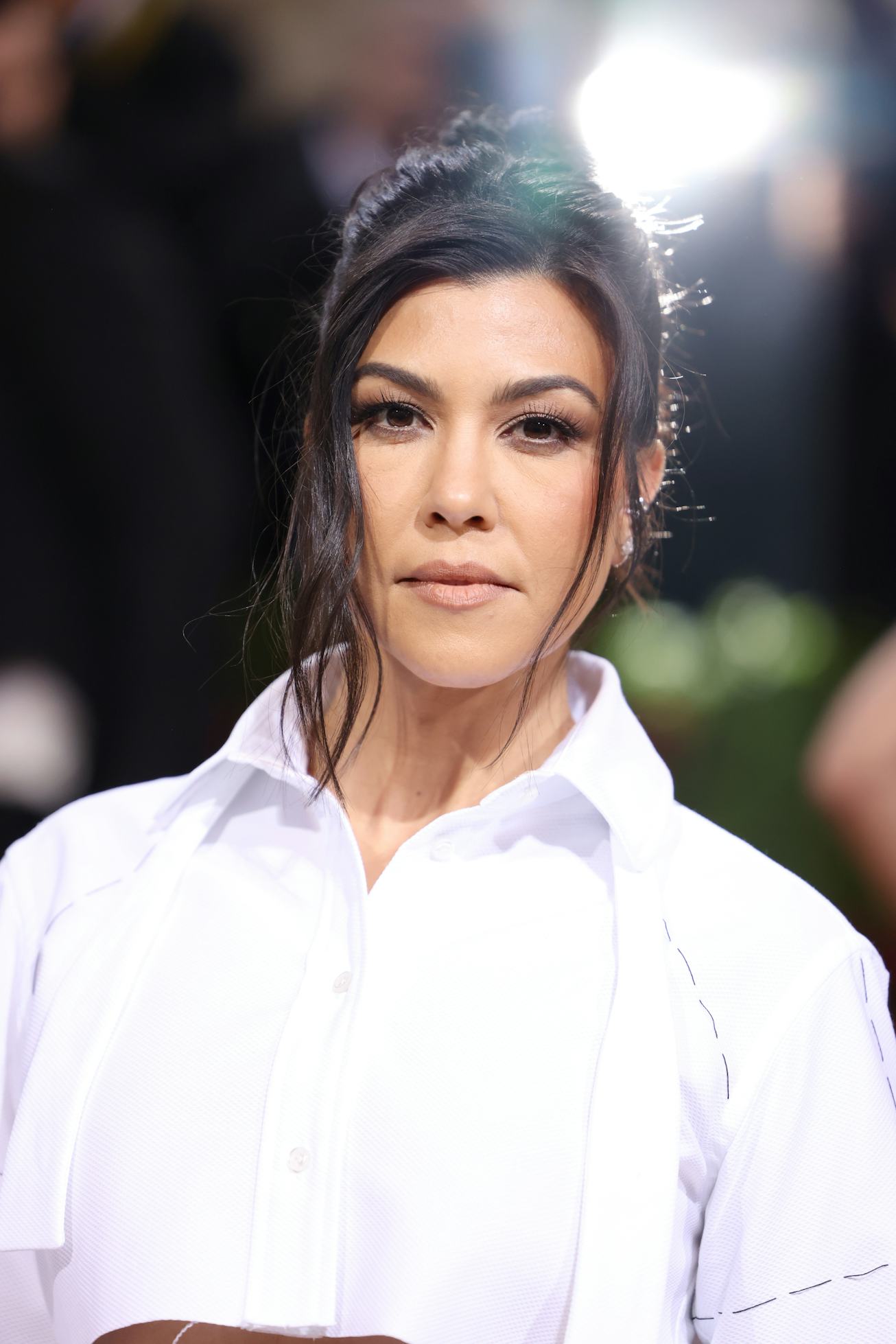 NEW YORK, NEW YORK - MAY 02: Kourtney Kardashian attends The 2022 Met Gala Celebrating "In America: ...