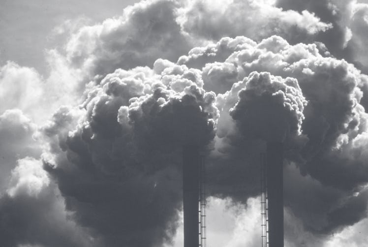 Smoke out of two smokestacks at a chemical plant in Louisiana