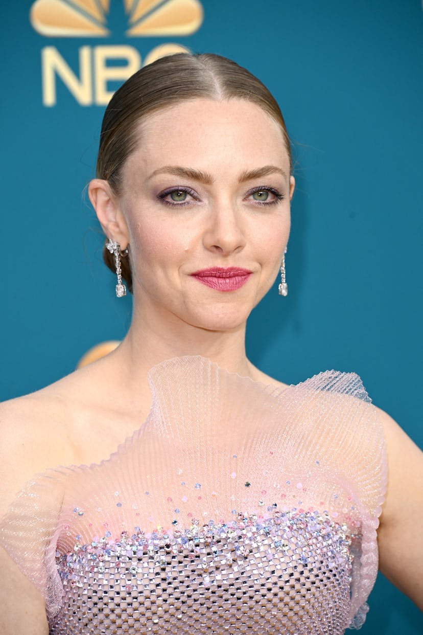 US actress Amanada Seyfried arrives for the 74th Emmy Awards at the Microsoft Theater in Los Angeles...