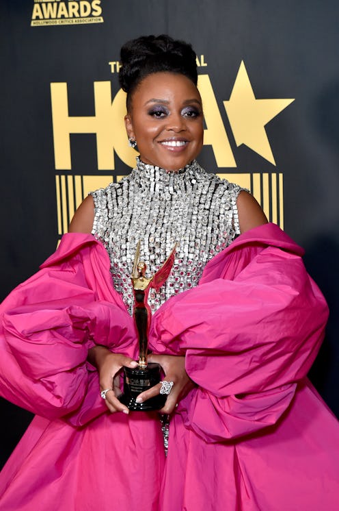 BEVERLY HILLS, CALIFORNIA - AUGUST 13: Quinta Brunson poses in the press room during The 2nd Annual ...