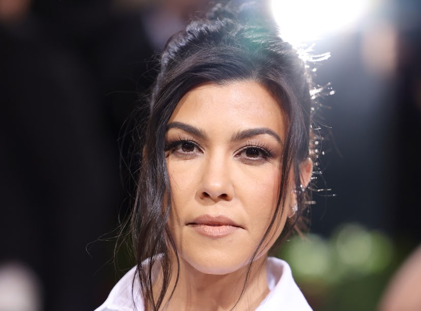 Kourtney Kardashian responded to Kim Kardashian's comments about eating poop to look younger.