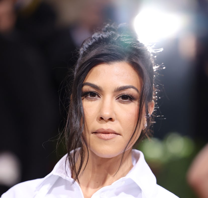 Kourtney Kardashian responded to Kim Kardashian's comments about eating poop to look younger.