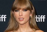 US singer Taylor Swift attends "In Conversation With... Taylor Swift" during the 2022 Toronto Intern...