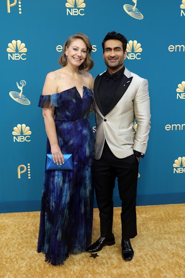 LEmily V. Gordon and Kumail Nanjiani attend the 74th Primetime Emmys