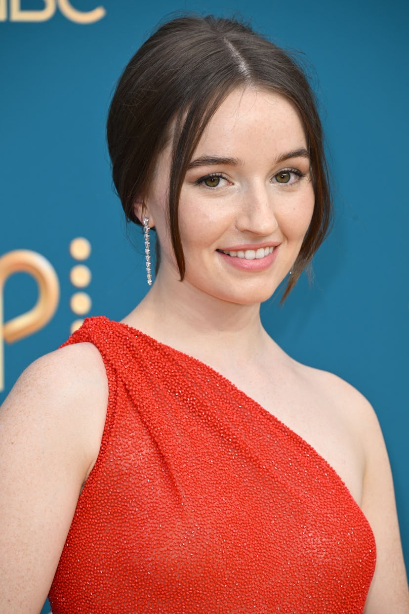 US actress Kaitlyn Dever arrives for the 74th Emmy Awards at the Microsoft Theater in Los Angeles, C...