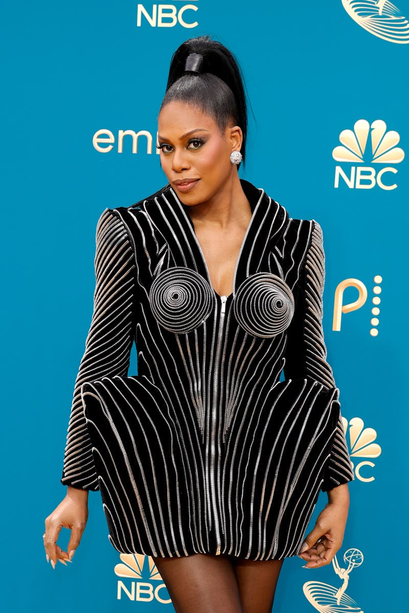 LOS ANGELES, CALIFORNIA - SEPTEMBER 12: Laverne Cox attends the 74th Primetime Emmys at Microsoft Th...