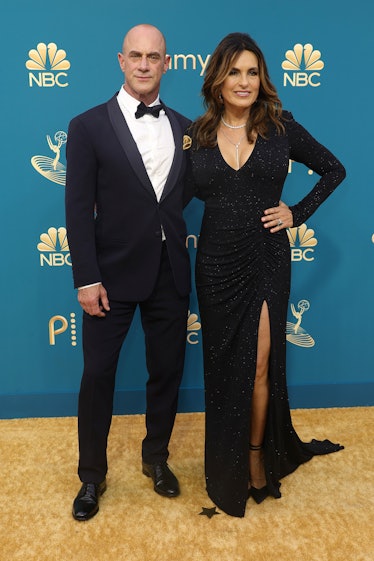Christopher Meloni and Mariska Hargitay attend the 74th Primetime Emmys 