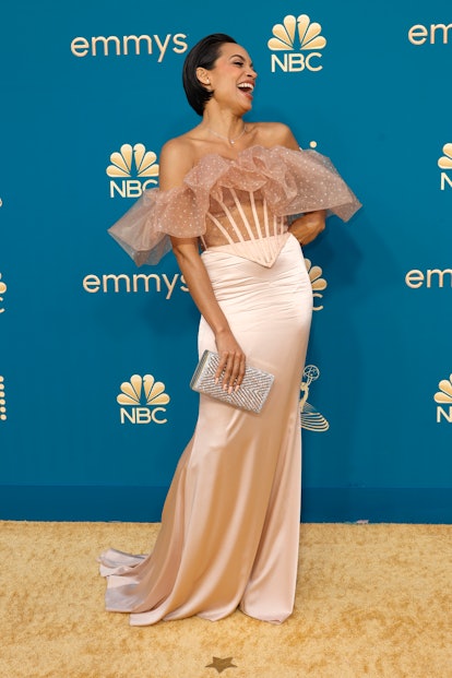 Rosario Dawson attends the 74th Primetime Emmys at Microsoft Theater on September 12, 2022 in Los An...