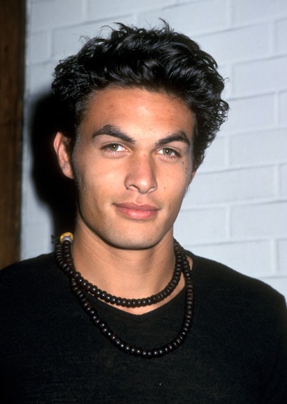 Jason Momoa's hair evolution as seen when Jason Momoa attends Miramax Hosts Party in Honor of Henry ...