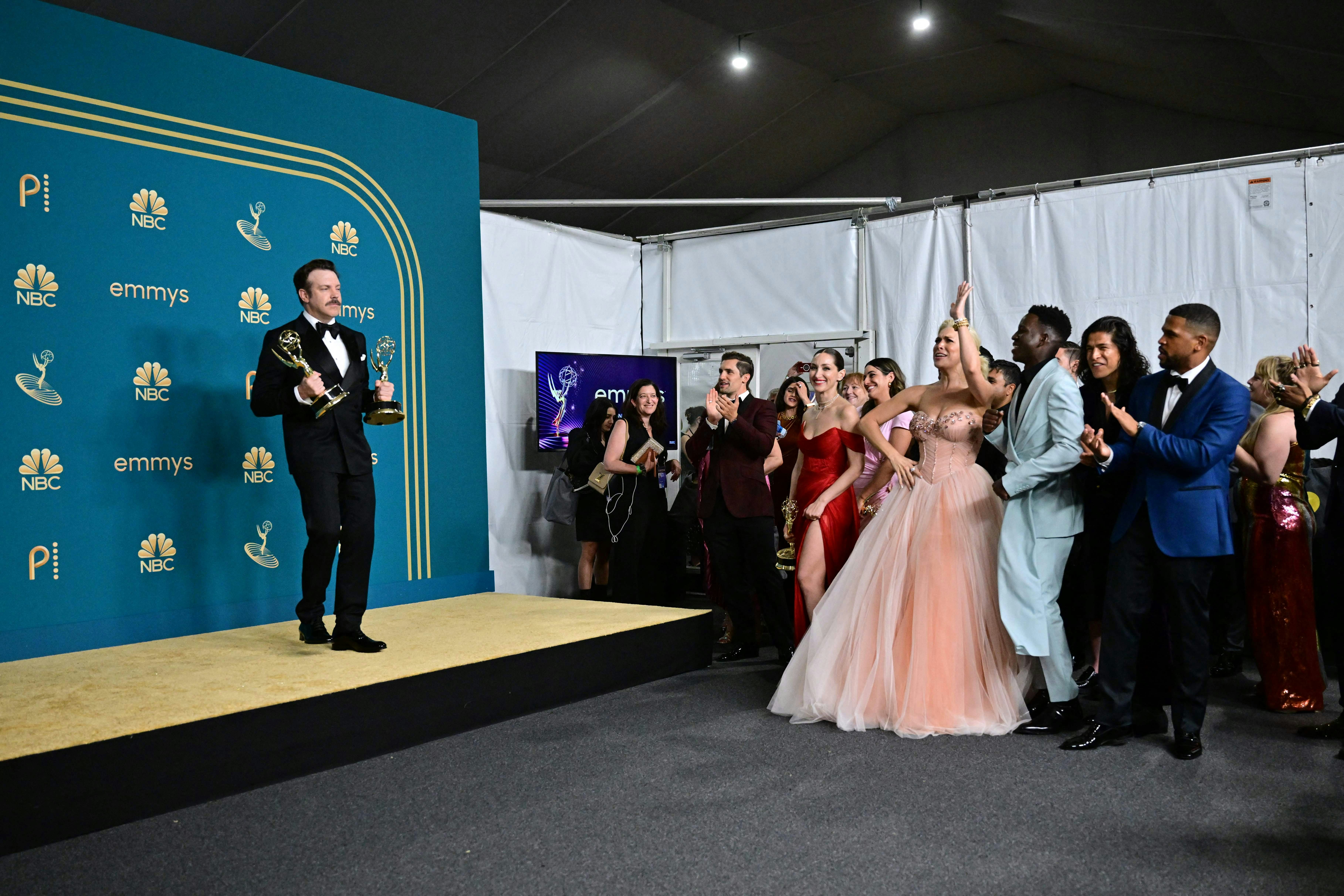 Photos Of The ‘Ted Lasso' Cast At The 2022 Emmys