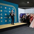Cast and crew of "Ted Lasso" won the best comedy series at the 2022 Emmy Awards, which follows last ...