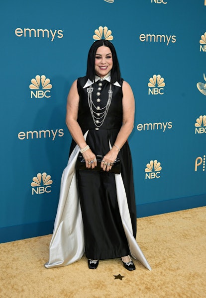 Linda Morel arrives for the 74th Emmy Awards at the Microsoft Theater in Los Angeles, California, on...