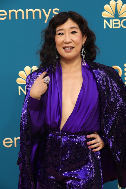Sandra Oh best jewelry Emmys 2022