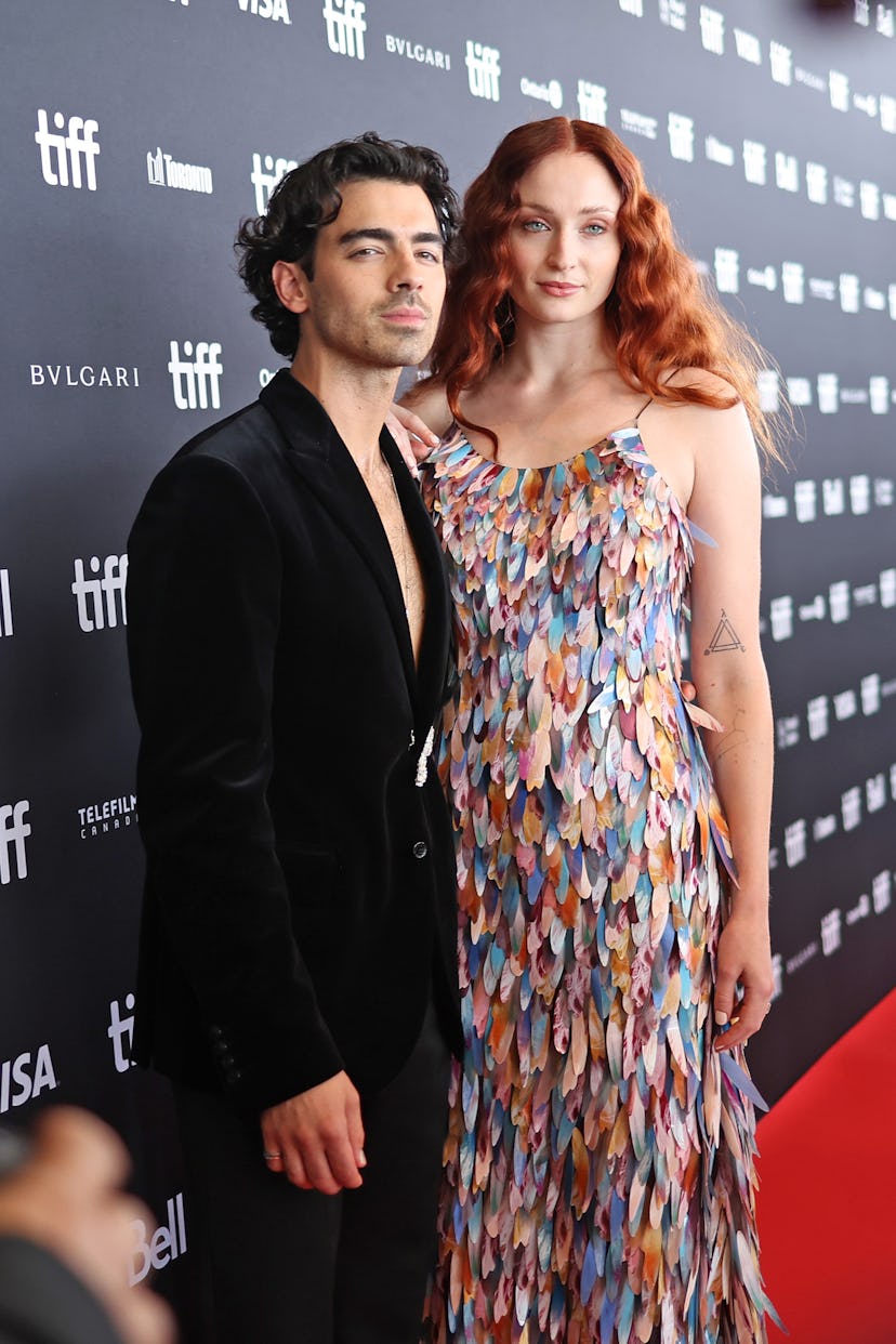 Joe Jonas and Sophie Turner attend the "Devotion" Premiere 