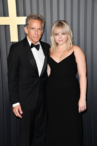 Ben Stiller brings his daughter as his plus one, and she looks just like her mom, Christine Taylor.