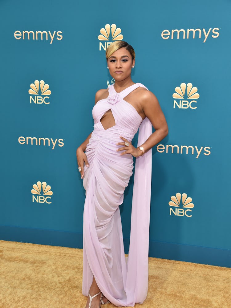 Actress Ariana DeBose arrives for the 74th Emmy Awards