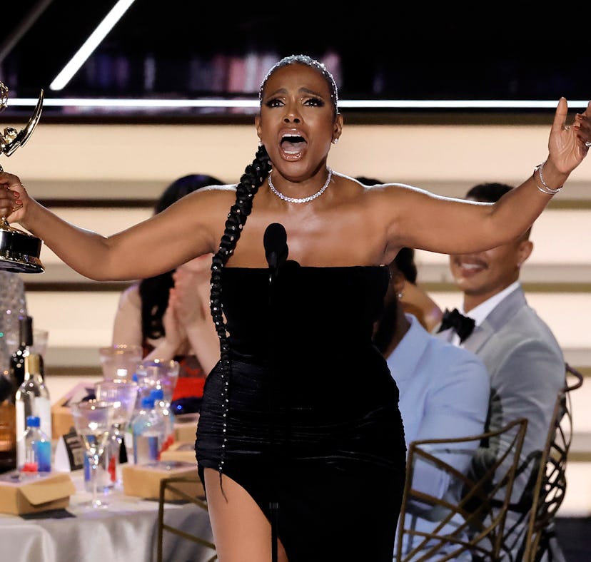 LOS ANGELES, CALIFORNIA - SEPTEMBER 12: Sheryl Lee Ralph accepts the Outstanding Supporting Actress ...