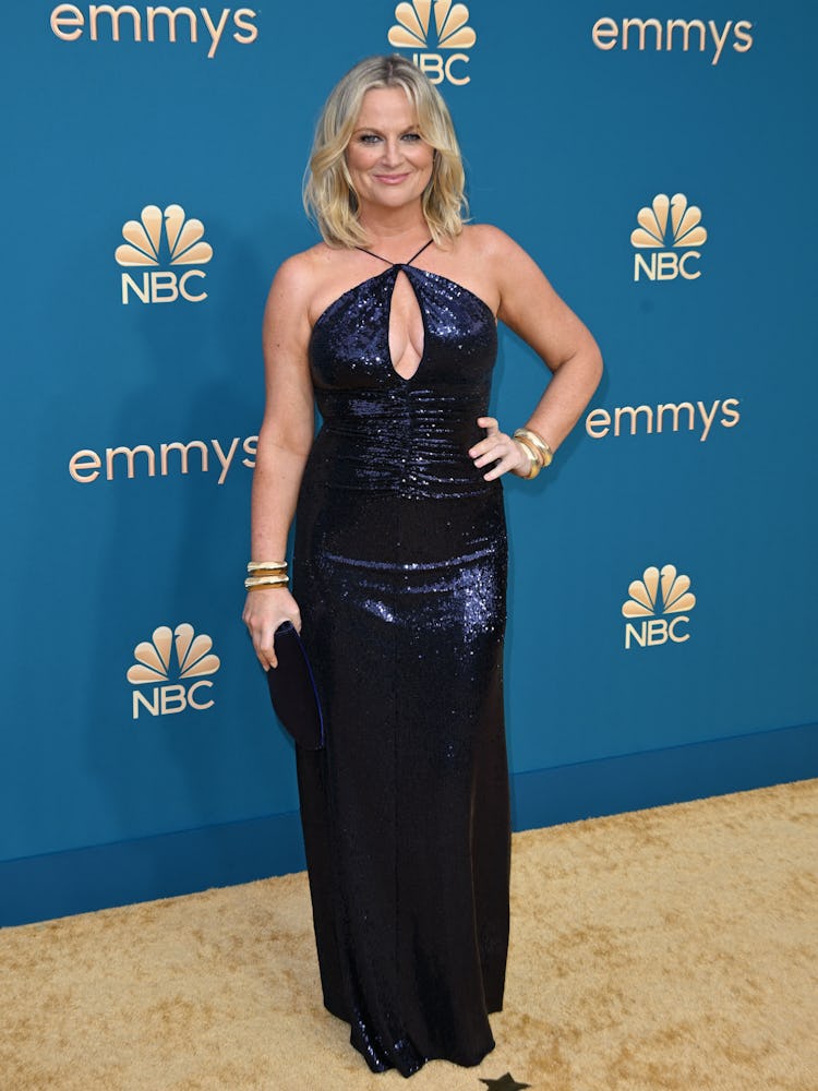 Actress Amy Poehler arrives for the 74th Emmy Awards