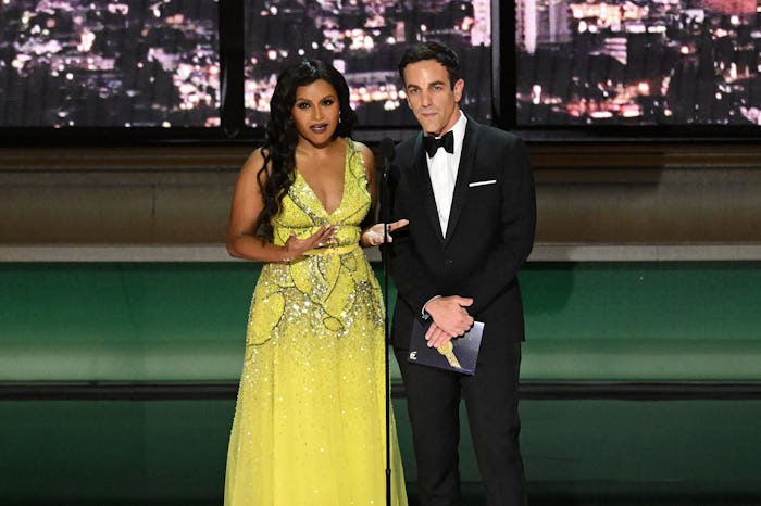 Mindy Kaling & B.J. Novak Joke About "Complicated Relationships" At The Emmys.