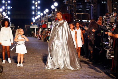 NEW YORK, NEW YORK - SEPTEMBER 12: Serena Williams walks the runway for VOGUE World: New York on Sep...
