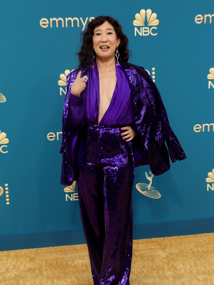 Sandra Oh attends the 74th Primetime Emmys 