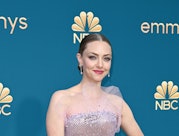 US actress Amanda Seyfried arrives for the 74th Emmy Awards at the Microsoft Theater in Los Angeles,...