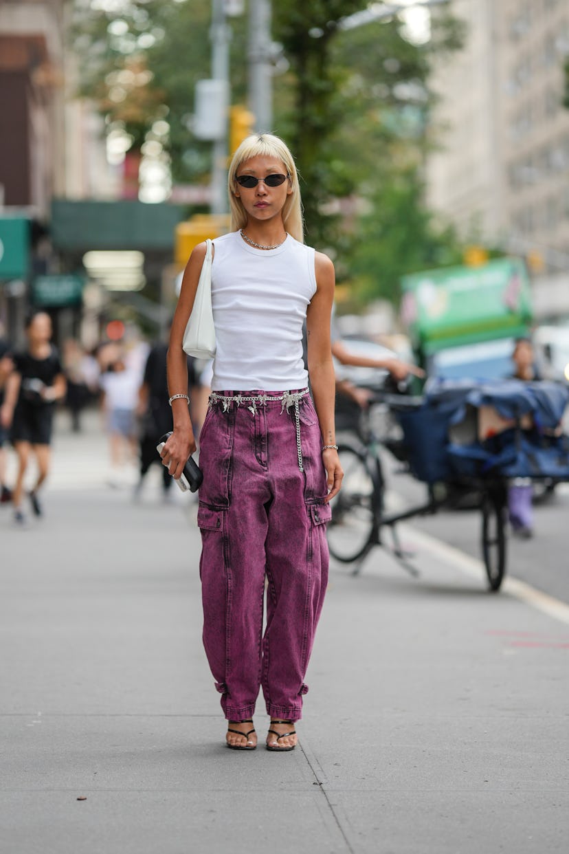  Vanessa Hong at New York Fashion Week.
