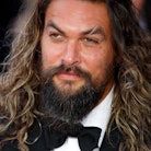 Jason Momoa's hair journey includes Jason Momoa with blonde hair as seen when Jason Momoaattends the...