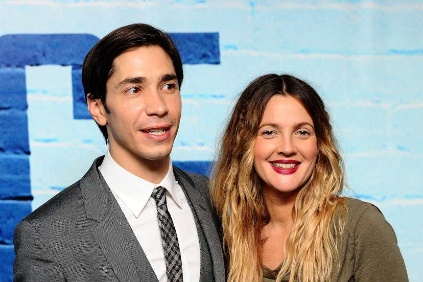 Drew Barrymore and Justin Long arriving for the world premiere of Going the Distance at the Vue Cine…