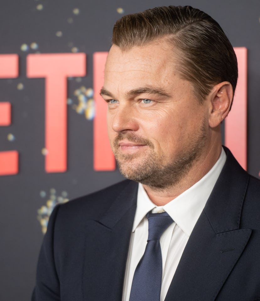 NEW YORK, NEW YORK - DECEMBER 05: Leonardo DiCaprio at the World Premiere Of Netflix's "Don't Look U...