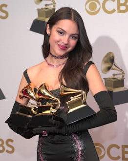 Olivia Rodrigo at the 2022 Grammy Awards