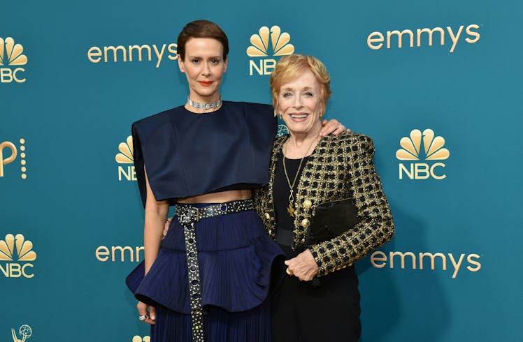 Sarah Paulson and Holland Taylor arrive for the 74th Emmy Awards 