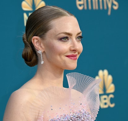 Amanda Seyfried arrives for the 74th Emmy Awards
