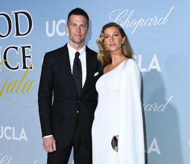 LOS ANGELES, CALIFORNIA - FEBRUARY 21: Tom Brady and Gisele Bundchen attend the 2019 Hollywood For ...