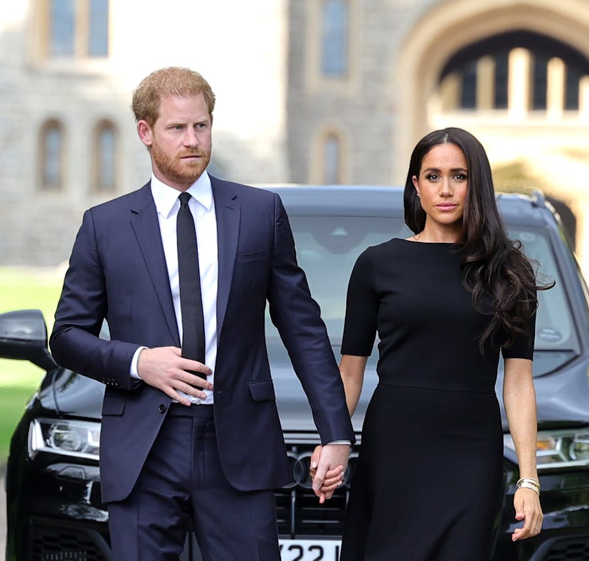 Prince Harry and Meghan Markle's body language at the queen's funeral was moving.