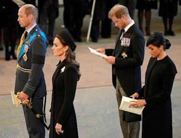 LONDON, ENGLAND - SEPTEMBER 14: Prince William, Prince of Wales, Catherine, Princess of Wales, Princ...