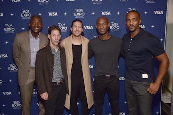 ANAHEIM, CALIFORNIA - SEPTEMBER 10: (L-R) Carl Lumbly, Tim Blake Nelson, Danny Ramirez, Julius Onah,...