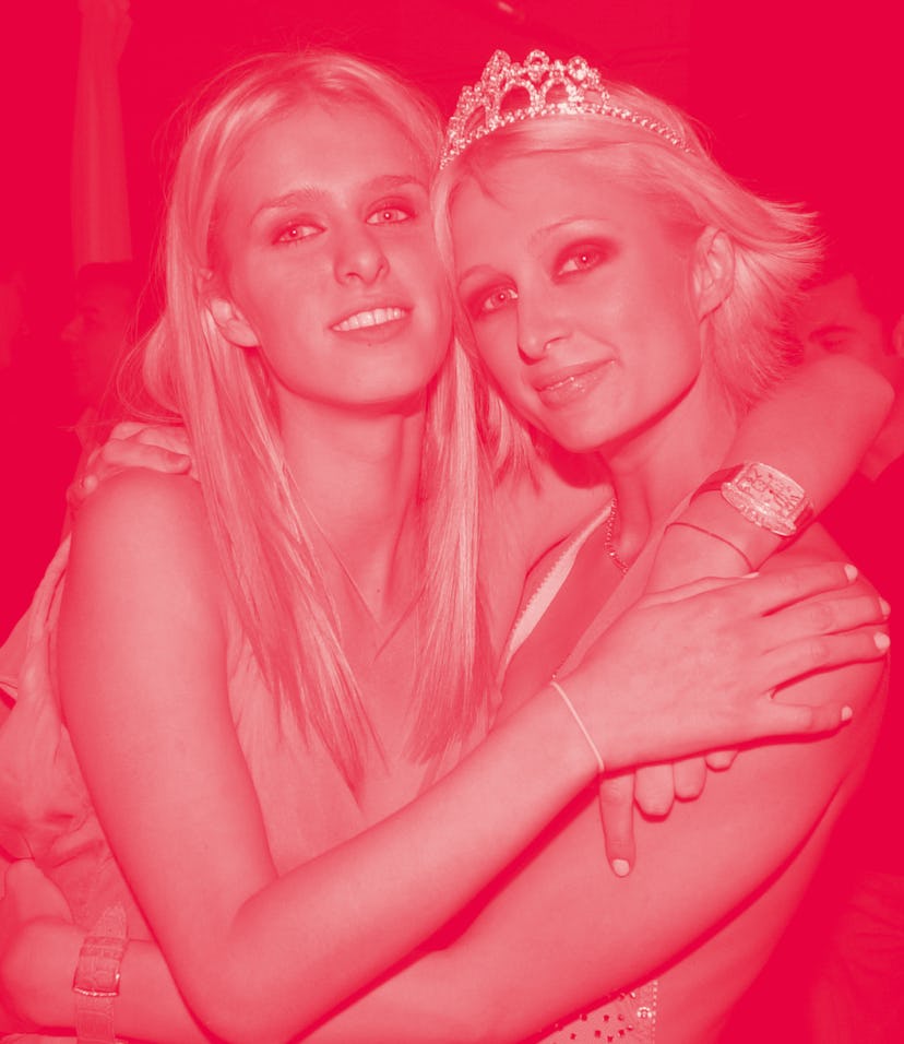 Nicky Hilton & Paris Hilton during Paris Hilton's Birthday Party - New York at Studio 54 in New York...