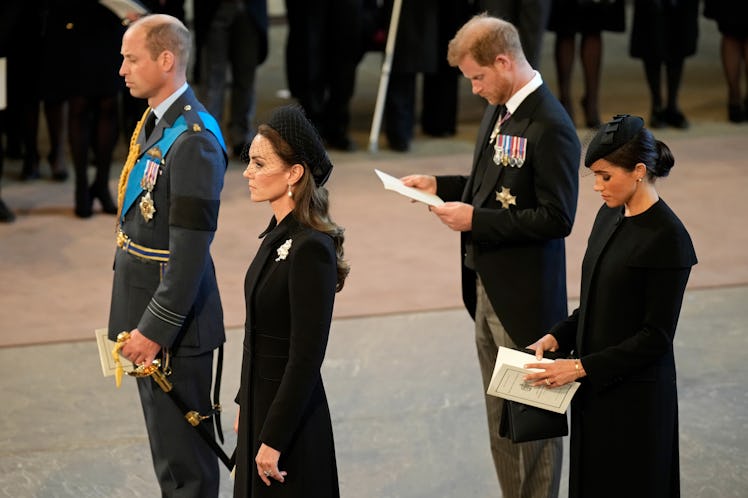 On Sept. 14, Prince William, Prince Harry, Kate, and Meghan recently reunited during Queen Elizabeth...