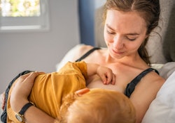 babies fall asleep while nursing because they are satisfied