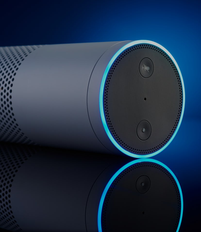 An Amazon Echo multimedia smart speaker, taken on November 28, 2016. (Photo by Joby Sessions/T3 Maga...