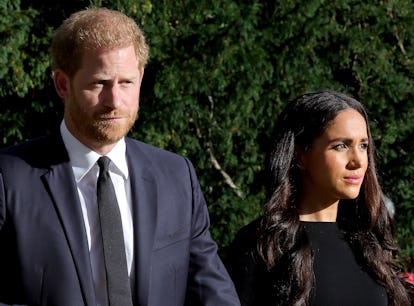 'People' reported Prince Harry and Megan Markle are expected to attend the Queen's state funeral on ...