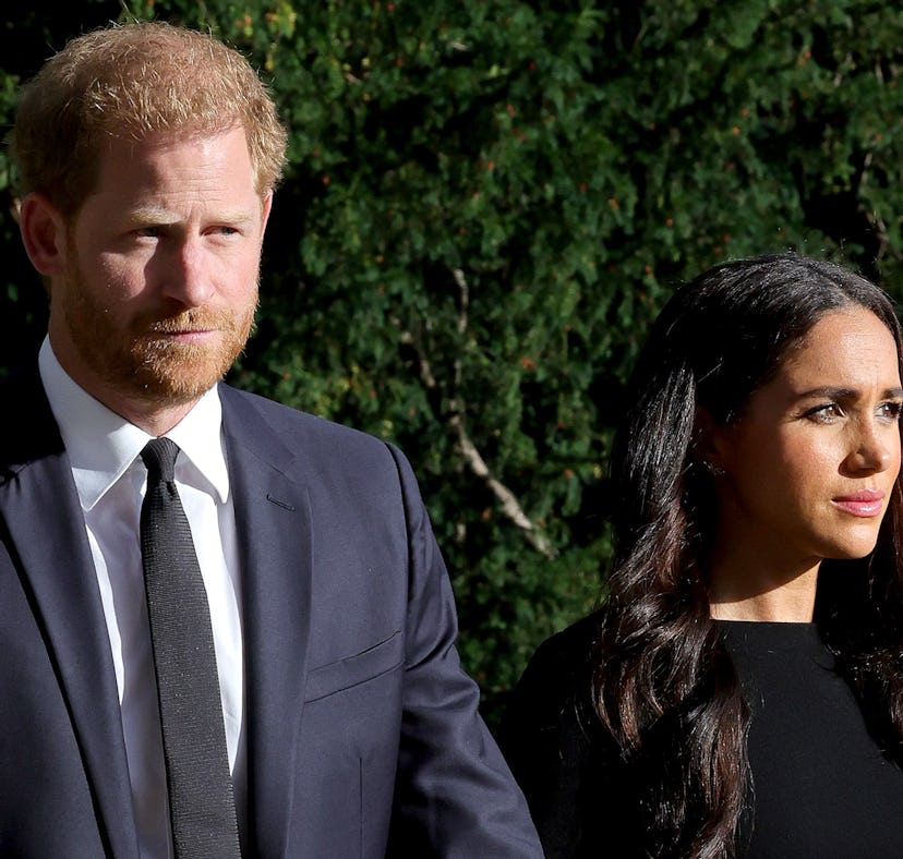 'People' reported Prince Harry and Megan Markle are expected to attend the Queen's state funeral on ...