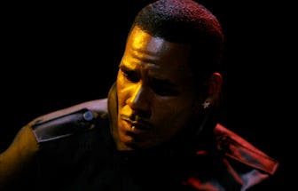 American singer, songwriter, record producer, and convicted sex offender R. Kelly, sings during his ...