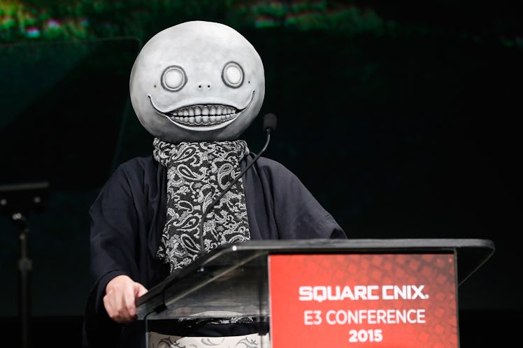 LOS ANGELES, CA - JUNE 16:  New Project Director, Yoko Taro introduces 'NieR' during the Square Enix...