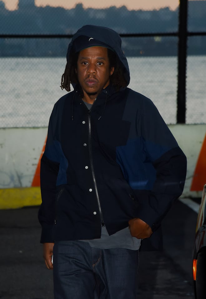 NEW YORK, NEW YORK - AUGUST 01: Jay-Z is seen out and about in Manhattan on August 01, 2022 in New Y...
