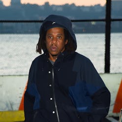 NEW YORK, NEW YORK - AUGUST 01: Jay-Z is seen out and about in Manhattan on August 01, 2022 in New Y...
