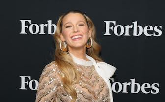 NEW YORK, NEW YORK - SEPTEMBER 15: Blake Lively attends the 10th Annual Forbes Power Women's Summit ...