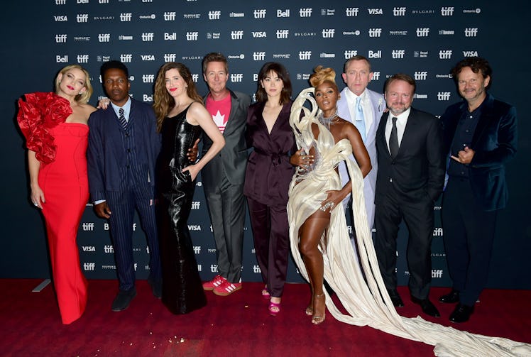 Cast of Netflix "Glass Onion" attending world premiere at the Toronto International Film Festival 