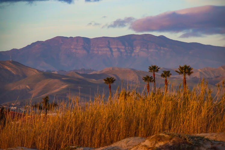 A view at twilight of the Topatopa Mountains in Ojai is one of the things to do in Ojai, California....